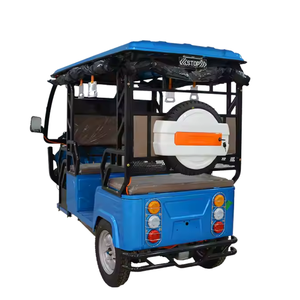 รถสามล้อไฟฟ้า 1500W คุณภาพสูง ราคาประหยัด สำหรับผู้ใหญ่ แบบเปิดประทุน รับส่งผู้โดยสาร แรงดัน 60V บรรทุกผู้โดยสารได้ 5 คน ความเร็ว 30-50 กม./ชม. - Product Image 4