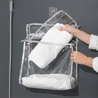 Sac de rangement imperméable pour salle de bain de dortoir étudiant, pour vêtements, sous-vêtements, téléphone, serviette, pour salle de douche