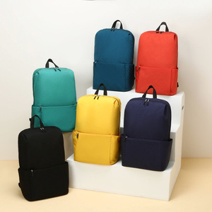 High Quality Custom Logo School Backpack Wholesale Promotional Lightweight Polyester Waterproof Solid Travel for Children