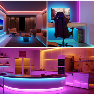 Tira de Luces LED COB RGBIC IP20 con Control Remoto, 630 Chips/m, DC24V, Certificación CE y RoHS para Uso en Exteriores - Product Image 6