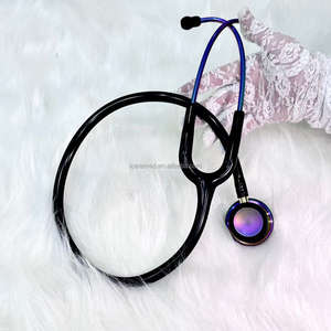 Stéthoscopes médicaux classiques à double tête en acier inoxydable, vente chaude, pas chers, en promotion - Product Image 2