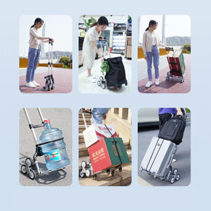 Carrito de Compras Plegable y Económico con Ruedas, Contenedor Portátil y Compacto para Supermercado - Product Image 6