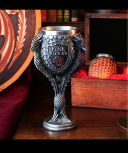 SE7ART - Copa de Vino de Resina Pintada a Mano, Estilo Medieval, Impermeable, para Películas, Series de TV y Videojuegos - Product Image 6