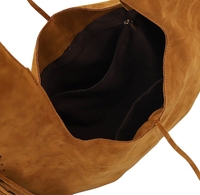 2025 nouvelle grande capacité gland sac à bandoulière en cuir suédé sacs fourre-tout avec franges Vintage femmes sacs à main