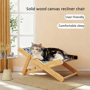Giá tốt nhất hiện đại phong cách rắn GỖ GẤP Ghế giải trí cắm trại vải ghế nhà máy bán buôn rắn gỗ vải phòng chờ ghế - Product Image 2