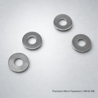 Rondelles plates minces en acier inoxydable SS316 de qualité marine, passivées, antirouille, pour la précision des composants de drones et de la robotique