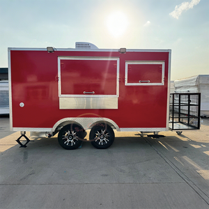 Sıcak satış tam donanımlı mobil otomat gıda römorkları kahve Kiosk aperatif Pizza barbekü Hot Dog otomat için dondurma arabası imtiyaz - Product Image 2