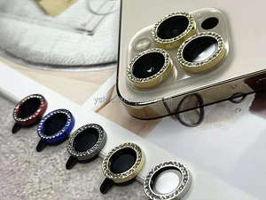 Tecno CAMON 20pro Redmi için güzel elmas kamera Lens koruyucu Note13 Samsung iphone tam kapak parlak koruyucu iphone 16 için - Product Image 3