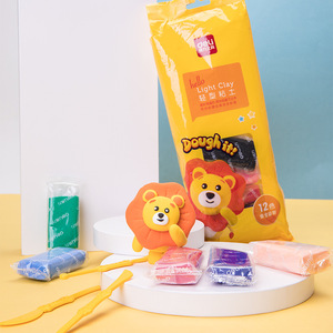 Deli Light Clay Set 12 Colors Educational Playdough For Children Art Craft Kit - Product Image 4