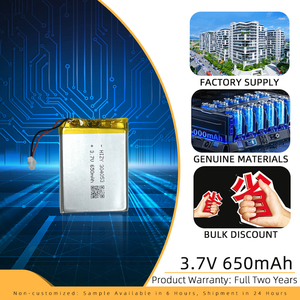 HIZY Özel HIZY-304053-3.7V-650mAh 650mAh 3.7V Lipo Pil Paketi Yüksek Deşarj Oranı 500 Döngü Elektronik Oyuncaklar RC için - Product Image 2
