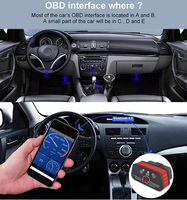 Escáner OBD2 Bluetooth 5.0 KONNWEI ELM327 V1.5 para Android/iOS, Herramienta de Diagnóstico de Automóviles OBD 2, Lector de Códigos, Pk Vgate ICAR2 ICAR 2