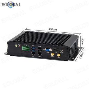 산업용 팬리스 미니 PC 7 세대 코어 I3 7130U 미니 호스트 DDR4 듀얼 RJ45 LAN 6COM GPIO VGA HD 디스플레이 데스크탑 컴퓨터 미니 PC - Product Image 4