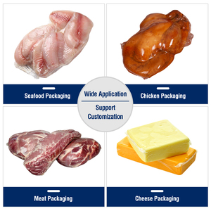 Bolsas de Embalaje Termoencogibles Reciclables de PA/PE Azul, de Grado Alimenticio, con Alto Contenido de Oxígeno, <span class=keywords><strong>para</strong></span> Empacar Carne, Aves, Queso - Product Image 6
