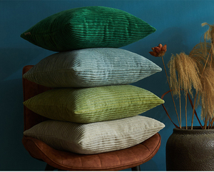 Funda de pana para cojín de sofá, Cojines de lujo Bordados para exteriores, 18x18 - Product Image 5