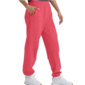 Pantalones Deportivos al por Mayor Sin Cordón, Pantalones de Algodón Baratos de Alta Calidad, Puños Elásticos Cubiertos de Tela de Rizo, Pantalones Jogger para Mujer - Product Image 4