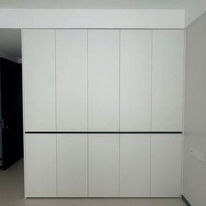 <span class=keywords><strong>Armadio</strong></span> Moderno Convertibile in Legno <span class=keywords><strong>con</strong></span> <span class=keywords><strong>Ante</strong></span> in Vetro, Mobile per Appartamento e Soggiorno, Camera da Letto, <span class=keywords><strong>Cassettiera</strong></span> e Guardaroba - Product Image 1