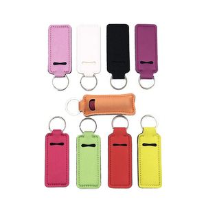 Llavero de neopreno personalizado para lápiz labial, funda para bálsamo labial, correa de muñeca para tienda de regalos, recuerdo de boda para damas de honor - Product Image 3