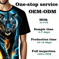 T-shirt de sublimation de haute qualité, personnalisez votre logo, design de marque, t-shirt entièrement sublimé pour hommes