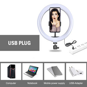 NOUVEAU Anneau lumineux LED <span class=keywords><strong>de</strong></span> 10 pouces pour selfies, intensité réglable, télécommande, pour maquillage, TikTok, Facebook, photographie - Product Image 5
