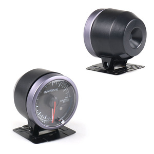 เกจวัดอัตราส่วนผสมอากาศกับเชื้อเพลิงขนาด 60 มม. 2.5 นิ้ว สำหรับดัดแปลงรถยนต์ 12V มอเตอร์สเต็ปเปอร์ความเร็วสูงอเนกประสงค์ อะไหล่ไฟฟ้าสำหรับการปรับแต่ง สีดำ - Product Image 2