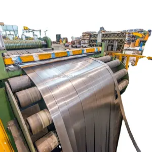 Mesin pemotong gulungan baja otomatis, mesin pemotong kumparan logam presisi tinggi 12 ton ringkas untuk koil baja