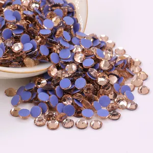 CJ Wholesale Shiny Crystal AB Flat Back Rhinestone High Quality Ss20 Hot Fix Rhinestones Bulk