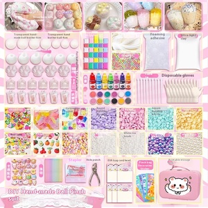 ชุดทำลูกบอลพลาสติก DIY ทำมือ ของเล่นบีบได้ ไส้เค้กข้าวเหนียว ผิวหนังด้านนอกแบบมีเสียง บีบแล้วมีเสียงดนตรี เหมาะสำหรับทุกเพศทุกวัย 14 ปีขึ้นไป - Product Image 1
