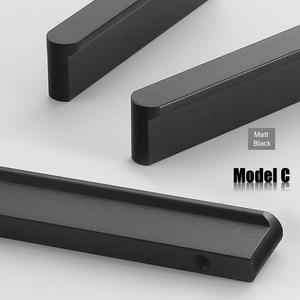 Aluminium Profile Solid Furniture Kitchen <strong>Door</strong> Pull Handle Black <strong>Gold</strong> <strong>Knob</strong> 1meter T bar Home Decoration Wardrobe Cabinet Handle - Product Image 3