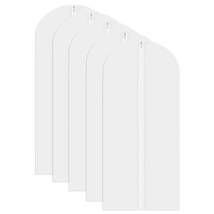 Matériau écologique PEVA résistant à la saleté vêtements imperméables housse de vêtement PEVA suspendre vêtement costume manteau <span class=keywords><strong>sac</strong></span> - Product Image 2