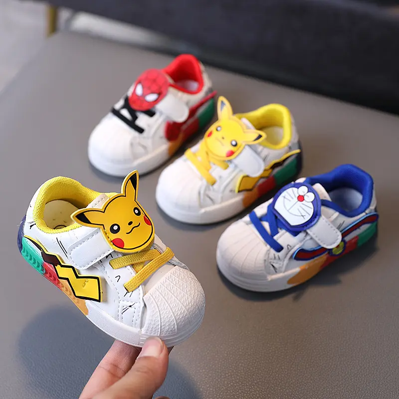 New cartoon baby toddler shoes soft bottom baby shoes boys and girls sneakers