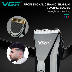 VGR-<span class=keywords><strong>V</strong></span>-661 de Metal ajustable para hombre, recortador de barba profesional recargable, eléctrico, inalámbrico, para peluquero - Product Image 5