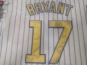 Maillot de baseball américain brodé de style équipe de la meilleure qualité cousu sur mesure avec votre numéro de nom personnalisable avec logo - Product Image 4