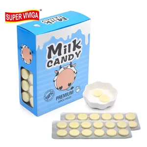 milk flavor milk compress candy tablet