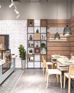 Muebles de Diseño Moderno para Cafetería, Muebles de Madera para Panadería y Donutería, Barra de Cafetería Moderna para Equipamiento de Tiendas - Product Image 4