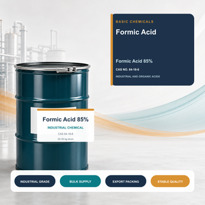 Ácido Fórmico 85% en Tambor de 25 KG, HCOOH de Grado Industrial, Coagulante para la Industria del Caucho, Agente Auxiliar para el Cuero, Pancheng Fine Materials - Product Image 1