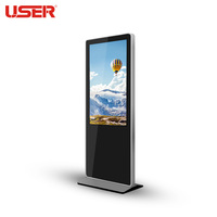 Pantalla Digital LCD Vertical de 43/49/55/65 Pulgadas para Publicidad en Interiores, Kiosco de Señalización Digital con Sistema Android/Windows