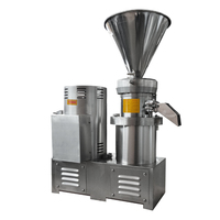 Moulin colloïdal commercial en acier inoxydable Beurre de noix Haricot Sésame Arachide Pistache Pâte d'arachide Machine à broyer les cacahuètes