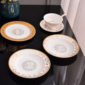 Service de table en céramique série War-horse, vaisselle simple de haute qualité, ensemble de 58 pièces, assiettes modernes en céramique - Product Image 3