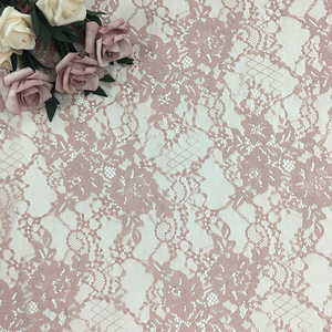 Tessuto in Pizzo <span class=keywords><strong>Ricamato</strong></span> Floreale <span class=keywords><strong>Nero</strong></span> 100% Poliestere <span class=keywords><strong>Tulle</strong></span> a Rete per Decorazione di Abiti da Sposa e Vestiti - Product Image 2