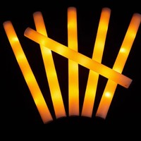 Bâtons lumineux en mousse LED en vrac, fournitures pour concerts, fêtes de Noël, bâtons lumineux en éponge réutilisables