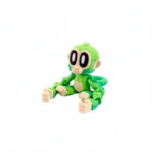 Autocollant magnétique 3D multicolore motif singe de dessin animé, vente chaude transfrontalière, idéal pour les occasions de cadeaux entre amis - Product Image 5