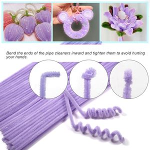 Paquete de 100 Limpiapipas de Alambre de Hierro - Suministros para Manualidades DIY para Niños, Palitos de Alambre para Jugar, para Cumpleaños/Navidad - Product Image 5