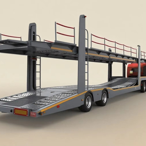Trasporto di veicoli berlina grande 2/3/4 assali per Auto 6/8/10 Auto <span class=keywords><strong>trasportatore</strong></span> a due piani semirimorchio Auto Auto Auto Carring rimorchio - Product Image 1