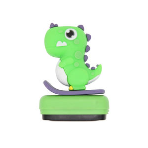 Offre Spéciale dinosaure étanche enfants vêtements timbre enfants mignon dessin animé Animal <span class=keywords><strong>nom</strong></span> timbre bricolage en plastique caoutchouc dessin animé jouet timbres - Product Image 5