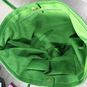 定制多色手提袋标志素食皮革女包女士休闲皮革肩包 - Product Image 5