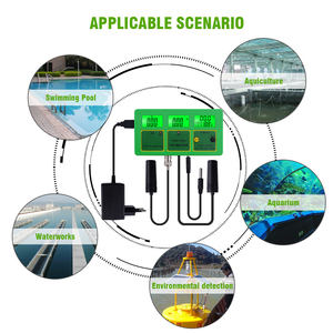 Medidor de <span class=keywords><strong>PH</strong></span> 4 en 1 <span class=keywords><strong>PH</strong></span> temperatura TDS RH de la calidad del <span class=keywords><strong>agua</strong></span> de Monitor con electrodo para <span class=keywords><strong>piscina</strong></span> acuario de <span class=keywords><strong>agua</strong></span> potable - Product Image 5