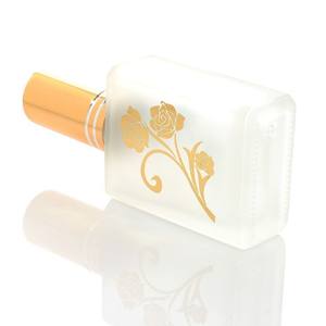 Botella de agua perfumada de 15 ml, botella de spray de vidrio esmerilado de alta calidad, botella de agua perfumada dorada con tapa de rosca. - Product Image 4