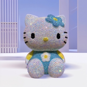 Kit de bricolage populaire et mignon en vinyle, <span class=keywords><strong>tirelire</strong></span> <span class=keywords><strong>licorne</strong></span>, poupée, excellent cadeau, poupée de mode en diamant <span class=keywords><strong>à</strong></span> faire soi-même, décoration de bureau et de maison, artisanat - Product Image 5