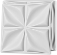 2025 carreaux de décoration murale modernes blanc mat environnement sûr panneaux muraux imperméables ignifuges 3d PVC panneaux pour décoration murale