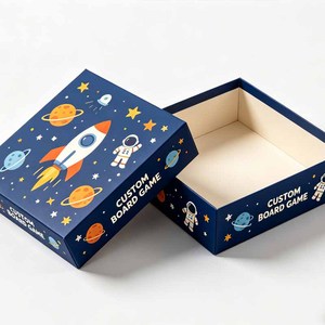 Jeu de société pour enfants imprimé en couleur, comprenant une boîte de rangement en papier résistant conforme à la norme EN71-3 - Product Image 2